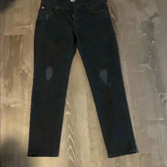 Black‎ Hudson Button Fly  Jeans - Picture 2 of 10